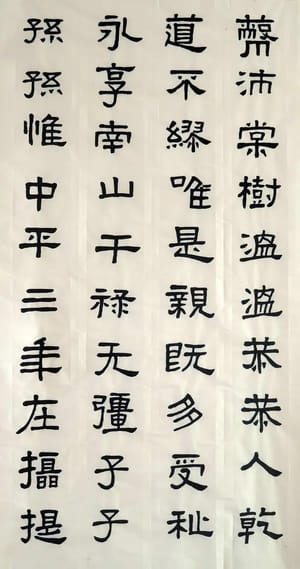 汉张迁碑 十三